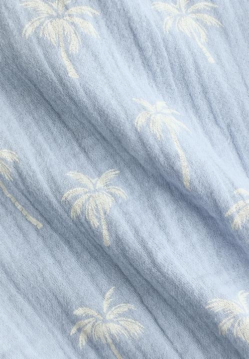 H&M - 2-Piece set - light blue/palm trees