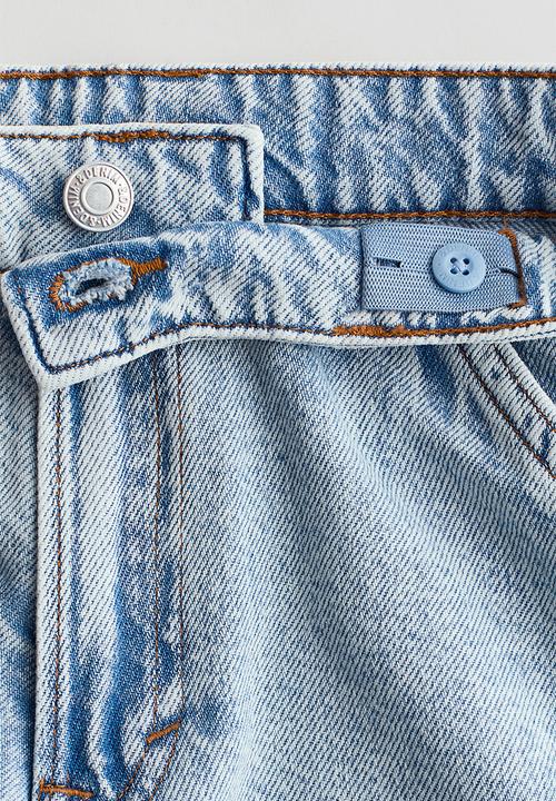 H&M - Cargo denim shorts - light denim blue
