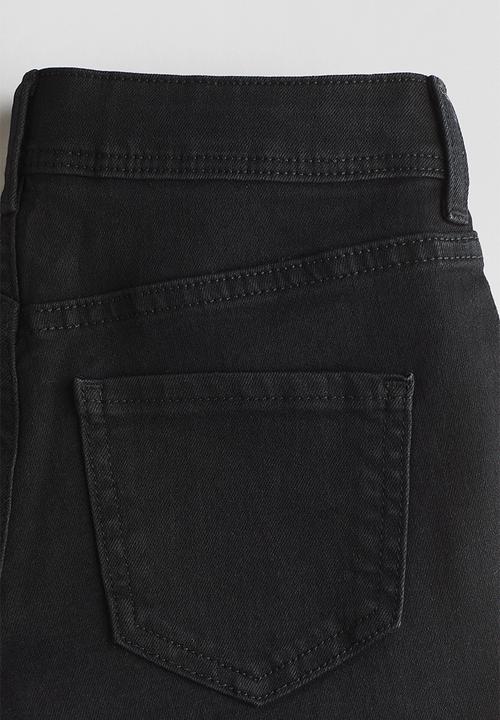 H&M - Denim shorts - black