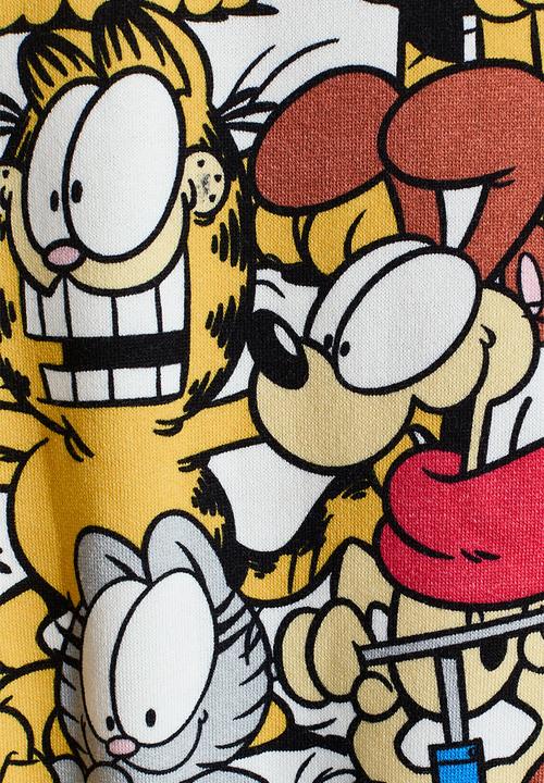 H&M - Printed hoodie - white/garfield
