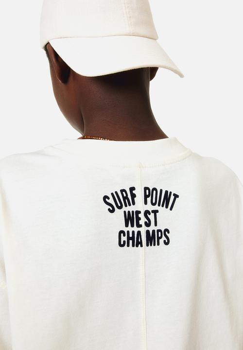 H&M - Print-motif T-shirt - cream/west coast surf