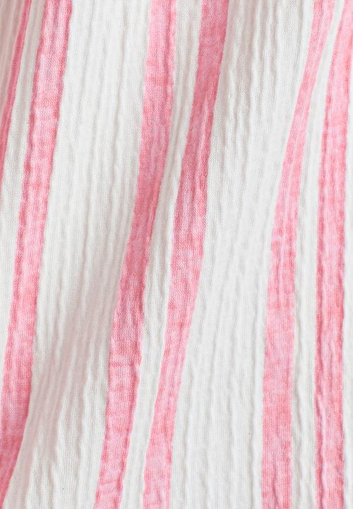 H&M - Textured jersey dress - pink/striped