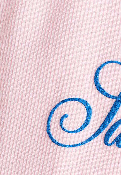 H&M - Printed cotton vest top - pink/saint-tropez