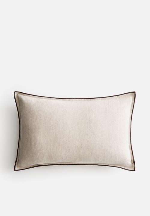 H&M - Linen-blend cushion cover - light beige