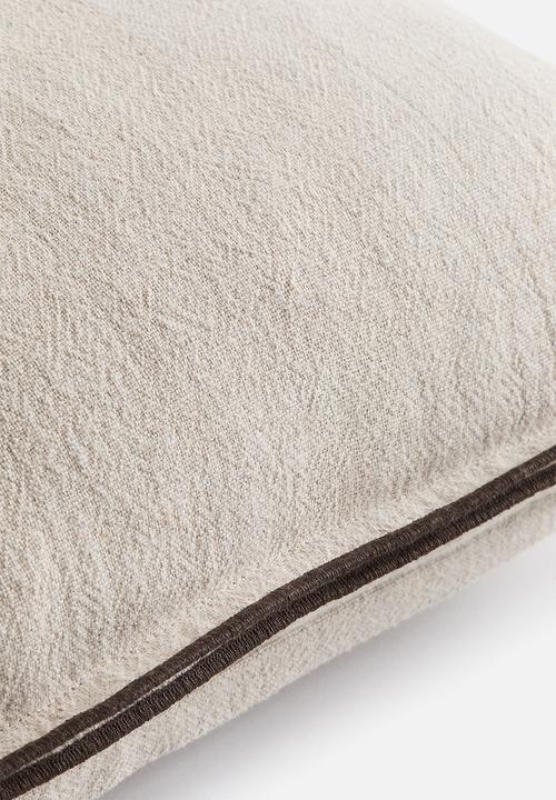 H&M - Linen-blend cushion cover - light beige