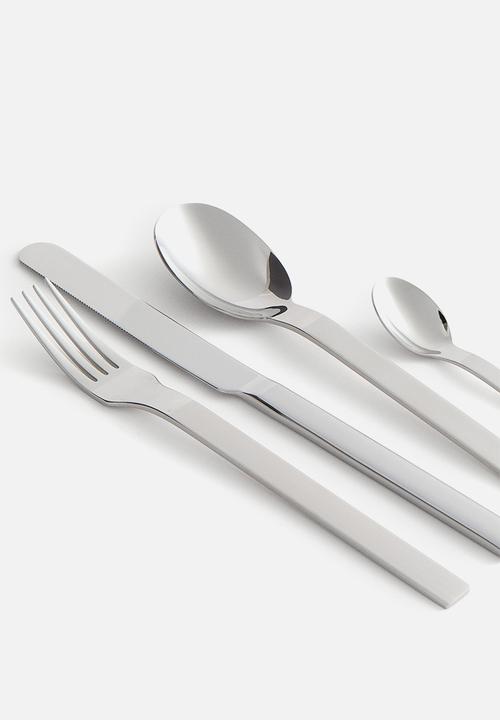 H&M - 16-piece cutlery set - silver-coloured