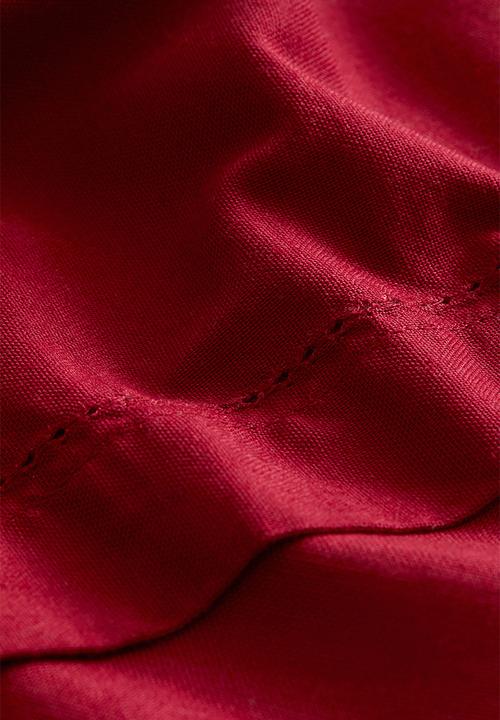 H&M - Cotton table runner - dark red