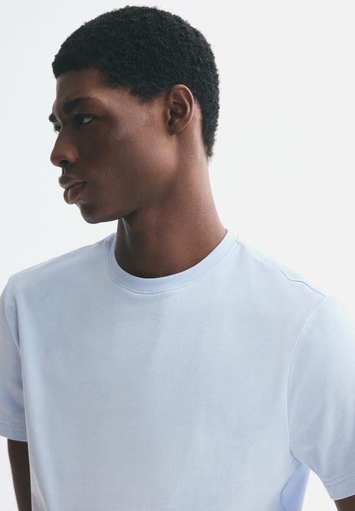 H&M - Coolmax slim fit T-shirt - pale blue