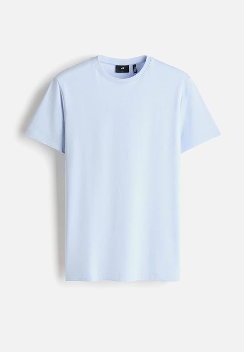 H&M - Coolmax slim fit T-shirt - pale blue