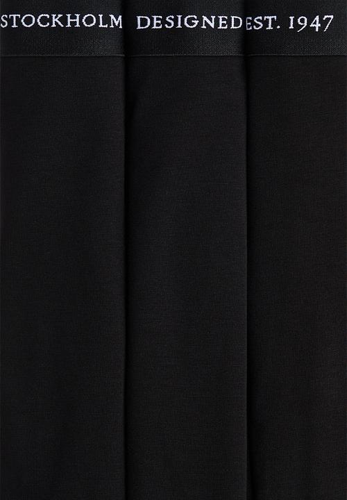 H&M - 3-Pack coolmax mid trunks - black