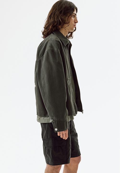 H&M - Relaxed fit cargo shorts - black