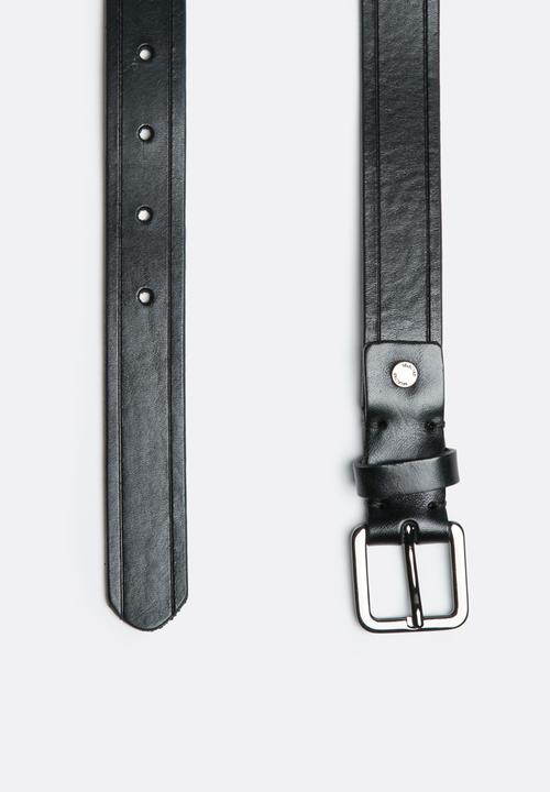Selected Homme - Poul leather belt