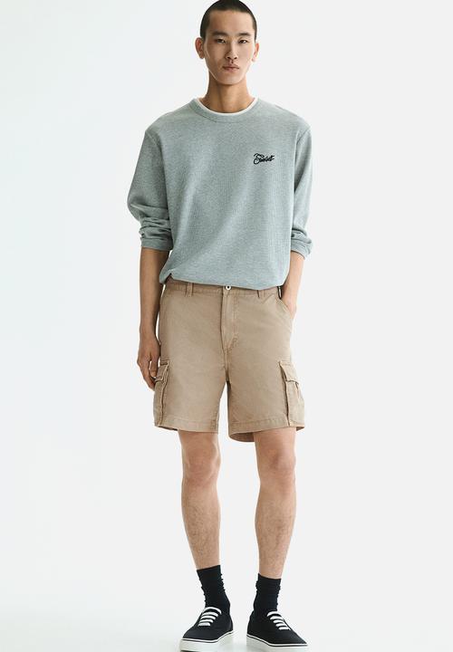 H&M - Relaxed fit cargo shorts - beige