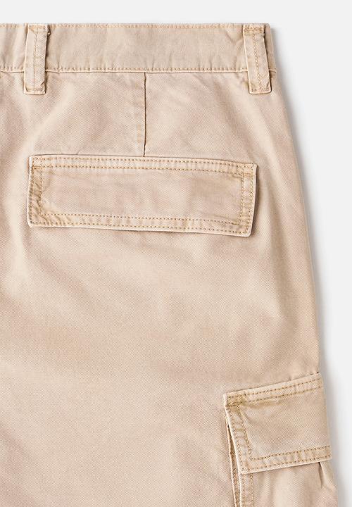 H&M - Relaxed fit cargo shorts - beige