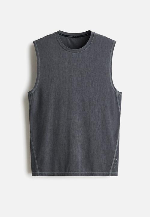 H&M - Regular fit sports vest top with drymove™ - dark grey