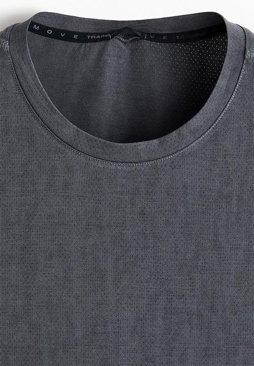 H&M - Regular fit sports vest top with drymove™ - dark grey