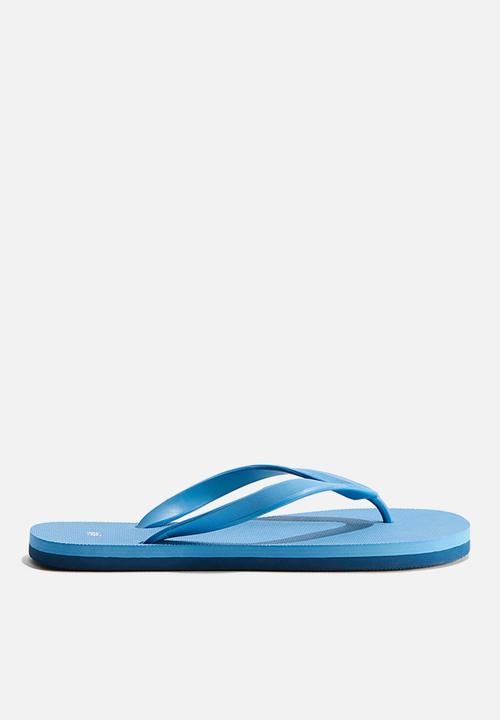 H&M - Rubber flip flops - blue