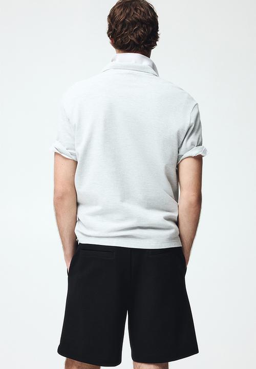 H&M - Regular fit interlock shorts - black