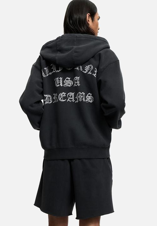 H&M - Relaxed fit sweatshirt shorts - dark grey