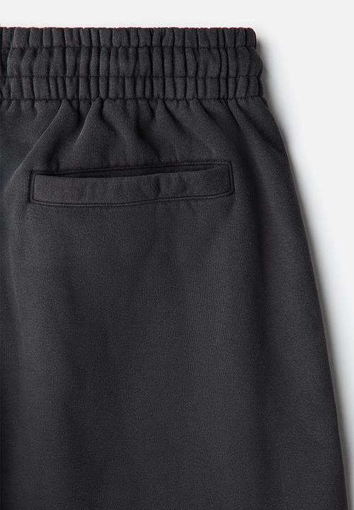 H&M - Relaxed fit sweatshirt shorts - dark grey