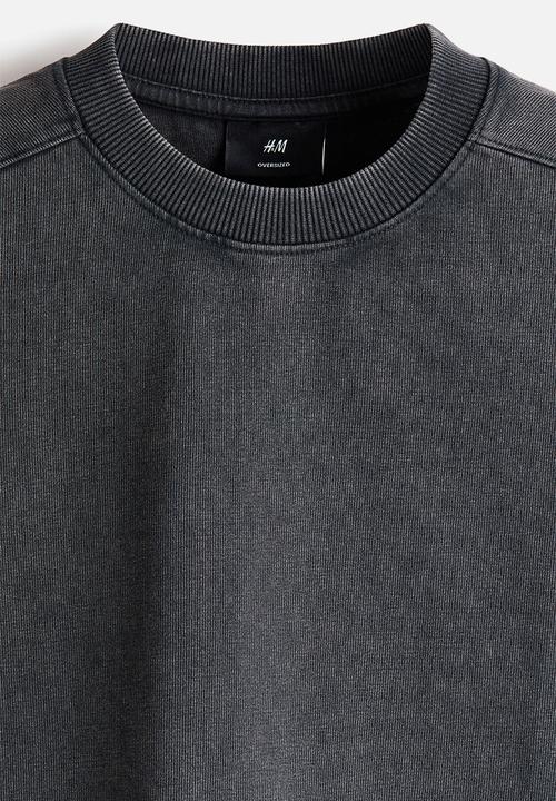 H&M - Oversized fit boxy vest top - dark grey