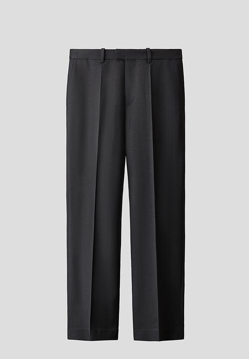 H&M - Regular fit tailored trousers - dark grey