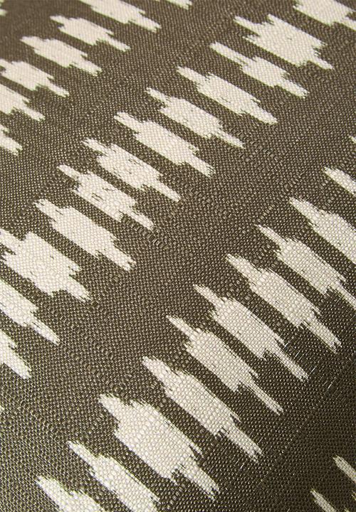 Sixth Floor - Tribe Print Cushion Cover - Taupe & Natural