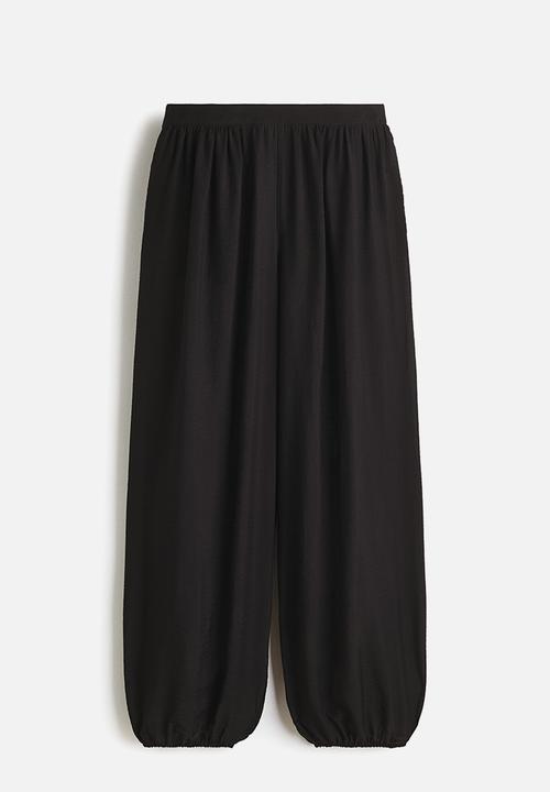H&M - Balloon trousers - black