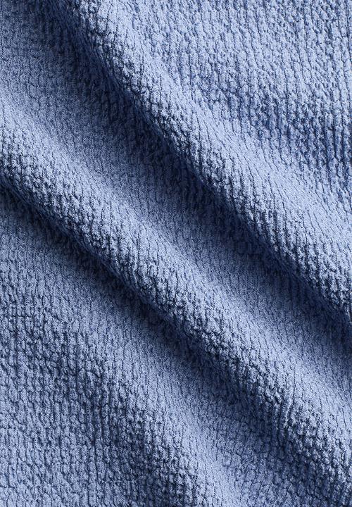 H&M - Textured jersey top - light dusty blue