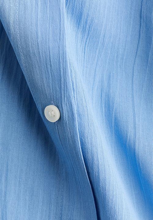 H&M - Long cotton shirt - blue