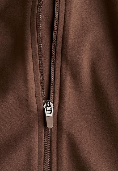 H&M - Zip-through sports jacket with softmove - mocha