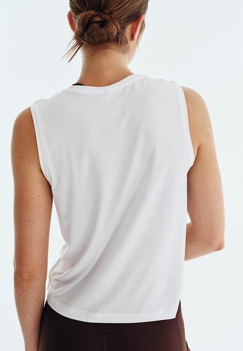 H&M - Boxy-style sports vest top with drymove? - white