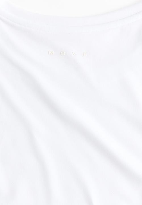 H&M - Boxy-style sports vest top with drymove? - white