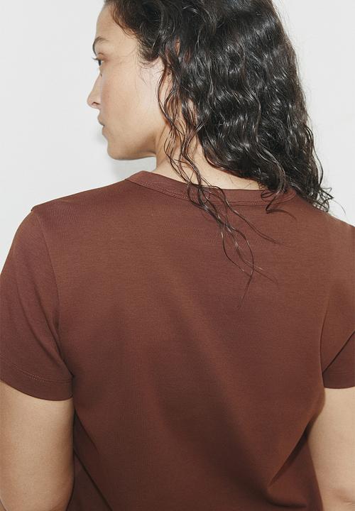 H&M - Cotton t-shirt - brown