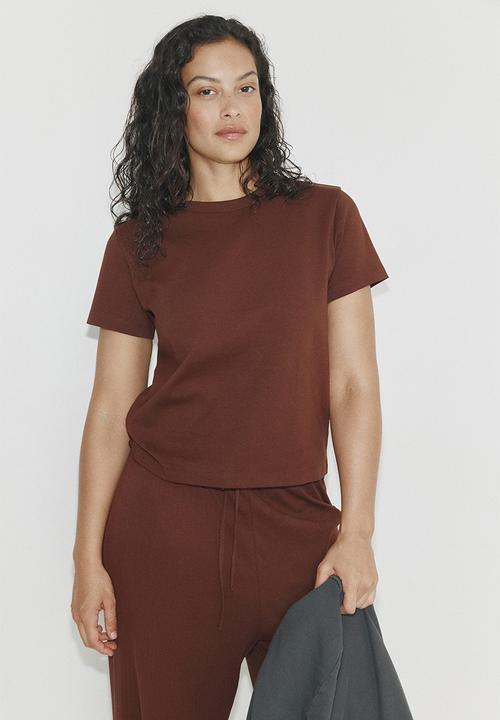 H&M - Cotton t-shirt - brown