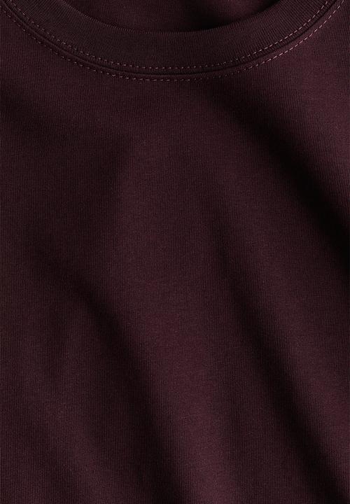H&M - Boxy t-shirt - burgundy