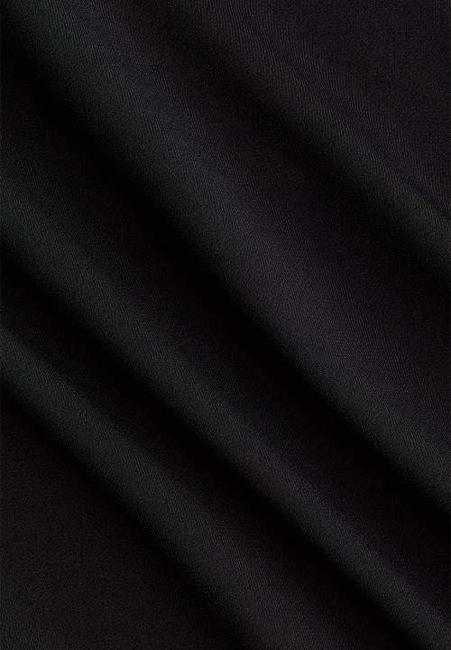 H&M - Gathered tube top - black