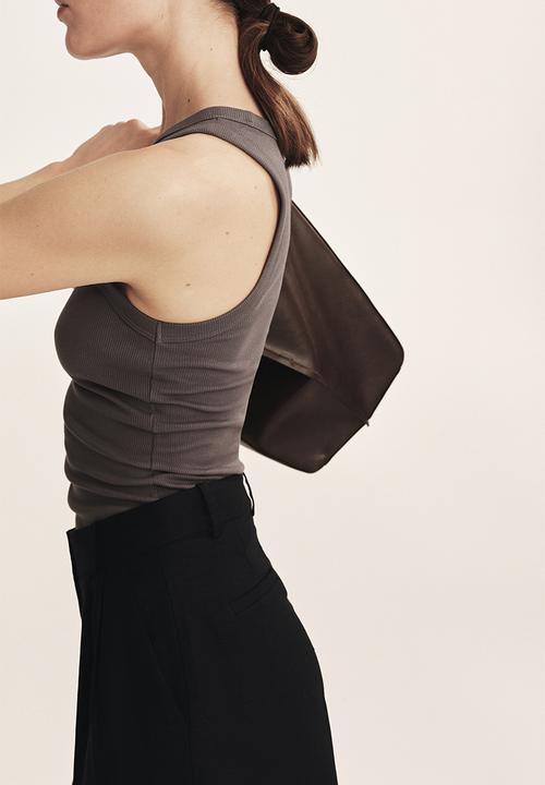 H&M - Wide linen-blend culottes - black