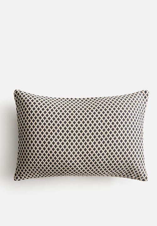 H&M - Outdoor cushion cover - black/patterned