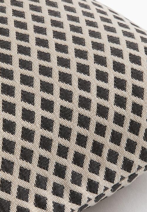 H&M - Outdoor cushion cover - black/patterned