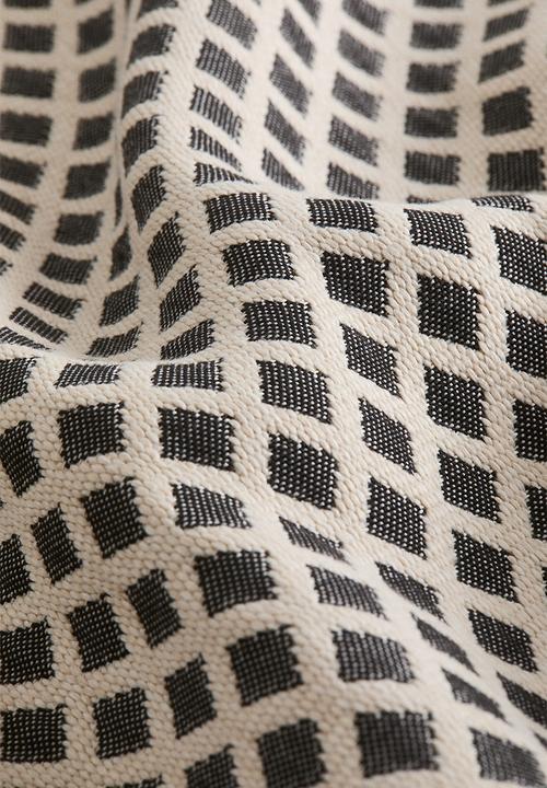 H&M - Outdoor cushion cover - black/patterned