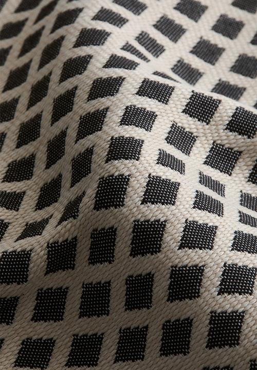 H&M - Outdoor cushion cover - black/patterned