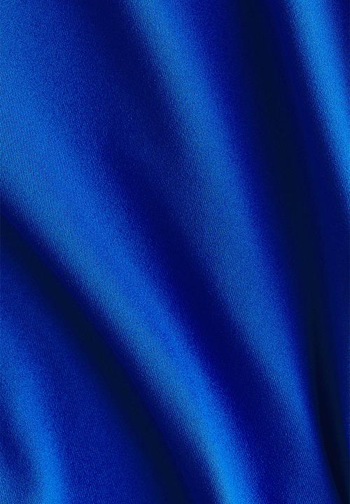 H&M - Tie-strap mini dress - bright blue