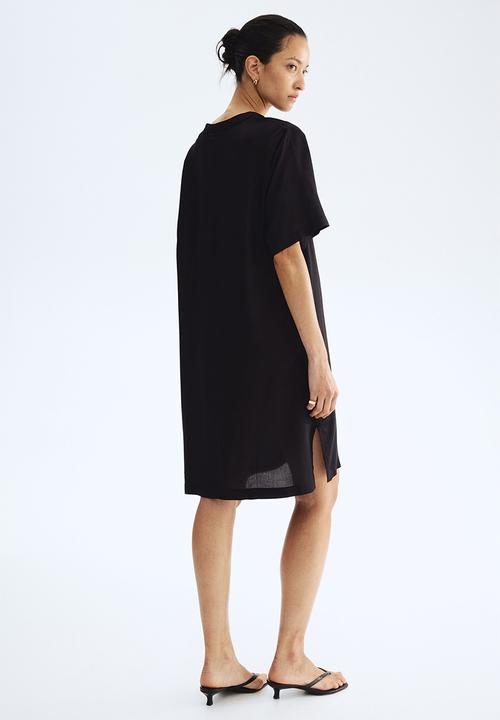 H&M - Viscose tunic dress - black
