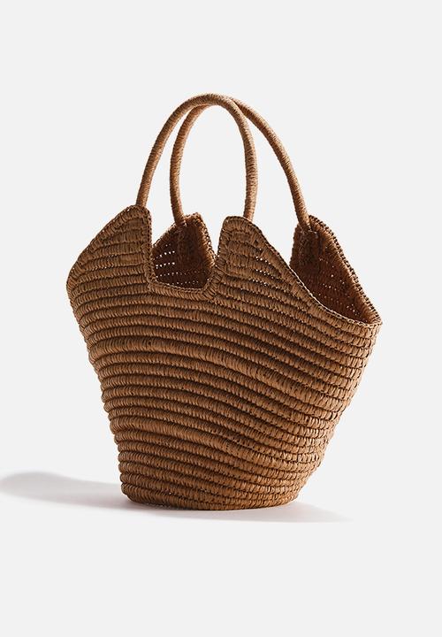 H&M - Straw shopper - beige