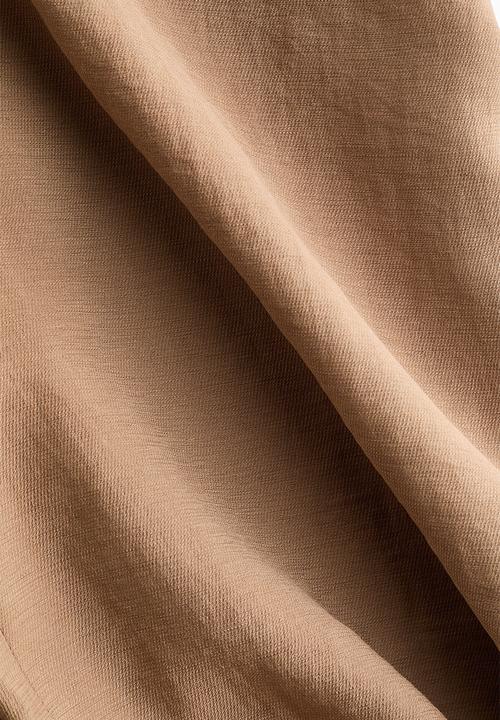 H&M - Linen-blend ankle-length trousers - beige