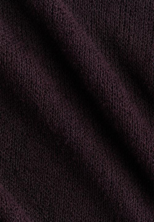 H&M - Knitted wrap top - dark purple
