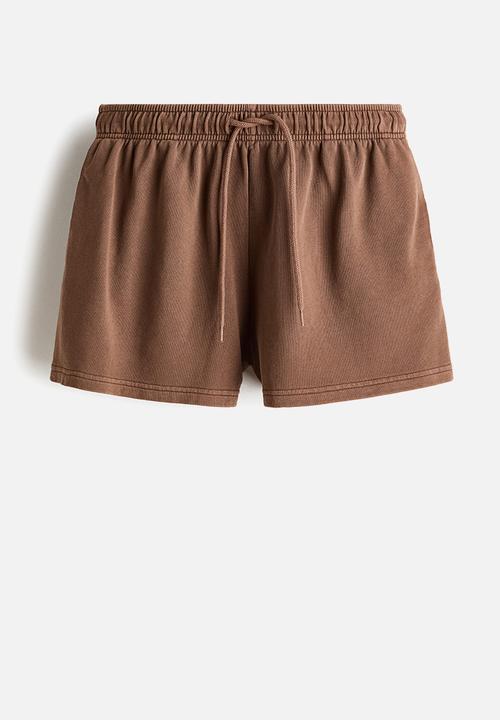 H&M - Drawstring sweatshorts - brown