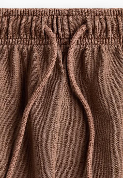 H&M - Drawstring sweatshorts - brown