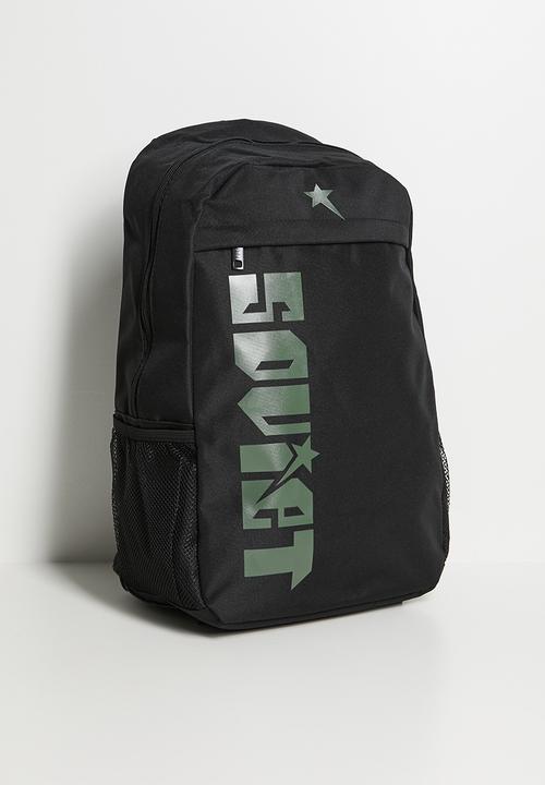 SOVIET - Warriors Backpack - black & olive